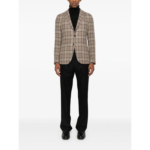 Tagliatore Brown Jackets - Blazers Men